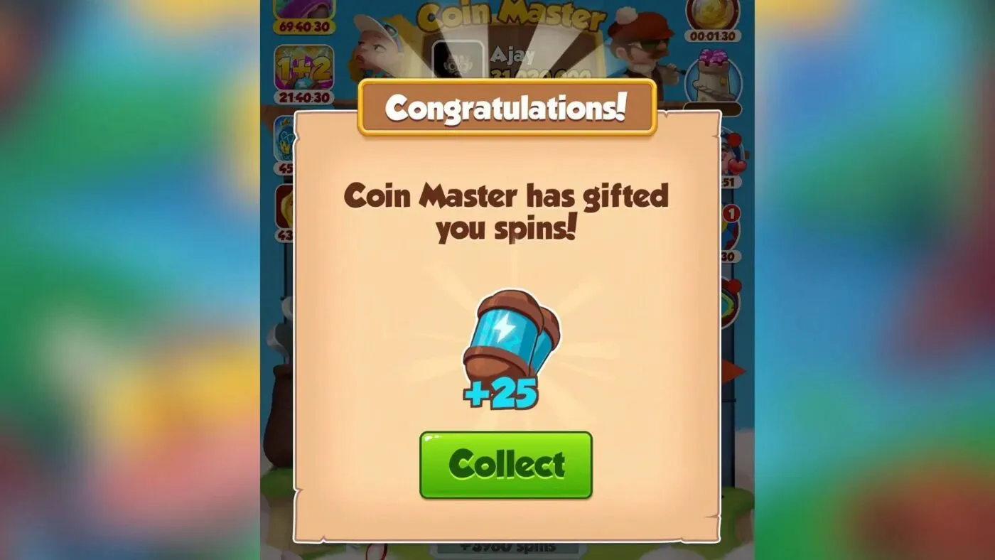 Cách hack spin Coin Master hợp pháp và đơn giản nhất chính là… nhận spin miễn phí hằng ngày.  (Nguồn ảnh: sportskeeda)